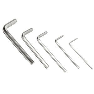 Clé Allen hexagonale en acier trempé de 1,5 mm à <span class=keywords><strong>6</strong></span> mm, à bras long ou court, type L, plaquée zinc - Product Image 3