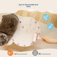Tunnel pour chat en feutre en forme de S, lit cachette pliable, grande maison de jeu avec plateforme de repos sur le dessus pour plusieurs chats