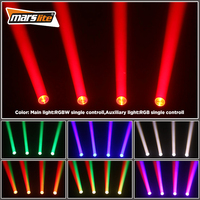 4 Piezas Barra de Luz de Cabeza Móvil LED 80W RGBW 4 en 1 con Estroboscopio y Haz para DJ