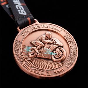 Medallas <span class=keywords><strong>de</strong></span> Carreras <span class=keywords><strong>de</strong></span> <span class=keywords><strong>Motociclismo</strong></span> Profesionales, Chapadas en Oro, Plata y Cobre, Colección <span class=keywords><strong>de</strong></span> Premios <span class=keywords><strong>de</strong></span> <span class=keywords><strong>Campeonato</strong></span>, Juego <span class=keywords><strong>de</strong></span> Medallas para Pilotos - Product Image 2