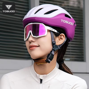 TOSUOD unisex หมวกกันน็อคคู่กีฬาขี่จักรยาน, หมวกกันน็อคนิวเมติกแบบบูรณาการเต็มรูปแบบสำหรับถนนและการปั่นจักรยานเสือภูเขา - Product Image 5