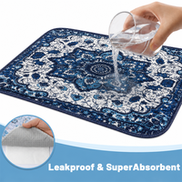 Tapis pour animaux de compagnie super absorbant, lavable en machine, à absorption rapide, réutilisable, écologique, antidérapant, anti-fuite, pour chiens et chats