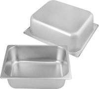 Bestseller 4 Zoll tiefe Edelstahl Dampf tisch pfannen Anti-Jamming Steam Pan