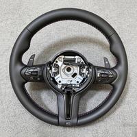 Volant de voiture en cuir pleine fleur noir OEM M Stitch pour BMW 2011 2016 2015 F10 F90 F30 m Sport F30 M3 M6 M340i Series