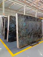 Granite bleu labradorite naturel, granite bleu lemuriaque, granit bleu foncé, granit émeraude, granit perlé