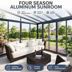 Invernadero Panorámico de Alta Resistencia con Estructura de Aluminio de 3.0mm y Vidrio para Villas de Lujo, con Certificación AS2047 y CE, Marca GELLJA - Product Image 1