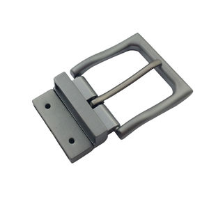 2025 nuevo diseño Simple Reversible solo tenedor Metal Pin hebilla de moda hebilla Polid hebilla - Product Image 6