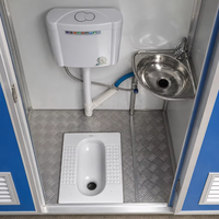 Toilettes préfabriquées portables sur mesure en gros, toilettes publiques modulaires mobiles