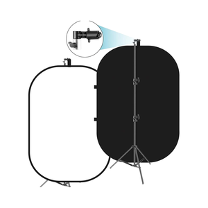 Pour Neewer 1.5*2M toile de <span class=keywords><strong>fond</strong></span> <span class=keywords><strong>pliable</strong></span> 2-en-1 <span class=keywords><strong>noir</strong></span> <span class=keywords><strong>blanc</strong></span> vert réversible Photo <span class=keywords><strong>Studio</strong></span> accessoire - Product Image 1