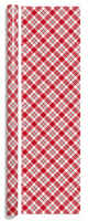 Papier cadeau classique à carreaux en gros, motif tartan Buffalo Check, imprimé sur mesure, papier d'emballage recyclable, rouleau de papier cadeau