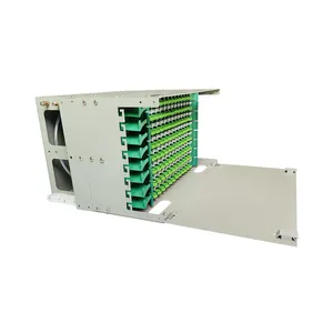 OEM Manufacture Optical Distribution Cabinet Box ODF 1U 2U 3U 4U With Splice Tray 24 48 96 144 Port