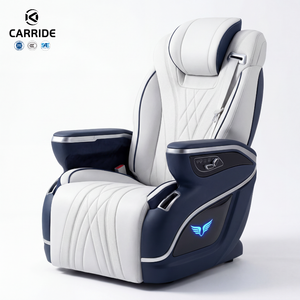 Fauteuil de capitaine inclinable à gravité zéro CARRIDE en cuir de luxe, pivotant à 360°, avec siège chauffant, ventilé et massant, couleur personnalisable pour camping-car - Product Image 1