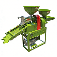 Moulin à riz commercial portable de haute qualité avec moteur 4KW, capacité de 300kg/h, broyeur de blé