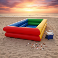 Piscine gonflable personnalisée utilisée pour les parcs aquatiques pour enfants, piscine en PVC, petite piscine à balles et équipement de jeux doux