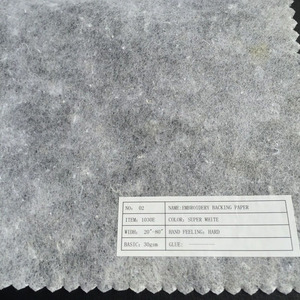 Trung Quốc Interlining Vải Không Dệt Làm Thêu Ủng Hộ Máy Giấy - Product Image 6