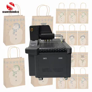 Mini-imprimante de papier ondulé à passage unique, boîte de papier ondulé, sac Krafr, emballage, imprimante de Logo, Machine d'impression
