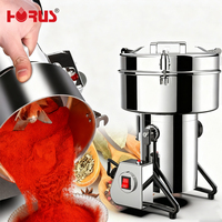 Horus 100g-2500g Moulin à Grains et Piments Haute Puissance, Broyeur d'Herbes, Machine à Moudre le Maïs