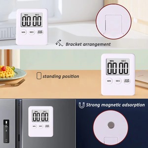 Ultra Slim Home Kitchen <b>Timer</b> Digital Mini Cooking <b>Timer</b> Large LCD Display <b>Timer</b> Count-Down with Magnetics - Product Image 5