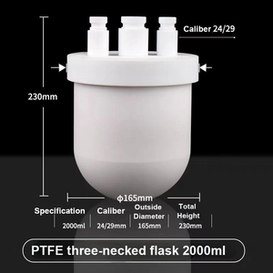 PTFE <b>Flask</b> 3L 5L 10L Corrosion-Resistant Laboratory Bottles for Chemical Analysis laboratory PTFE <b>flask</b> supplier manufacturer - Product Image 4