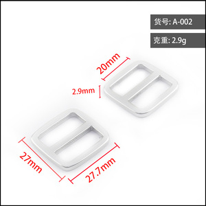 Aluminum Alloy Sliding D-Ring Buckle 15mm-38mm For Bags Backpack Adjustable <b>Webbing</b> Accessory - Product Image 4