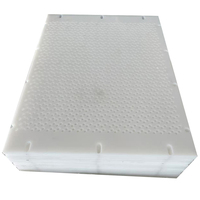 Plaque de découpe UHMWPE à trous ronds pour machine textile Jacquard, antistatique, taille et épaisseur personnalisables