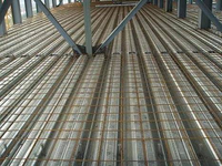 Plateforme de plancher en treillis d'acier haute résistance, grande capacité d'adaptation pour les bâtiments de grands centres d'exposition