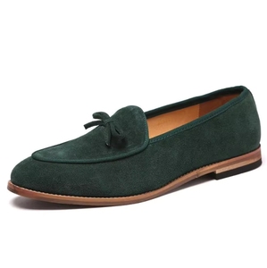 <span class=keywords><strong>Mocassini</strong></span> eleganti da <span class=keywords><strong>uomo</strong></span> in camoscio con punta rinforzata, slip-on, per ufficio e matrimoni - Product Image 3
