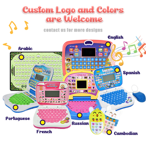 Imagen bilingüe letras del <span class=keywords><strong>alfabeto</strong></span> tableta juego interactivo Pad Pc juguetes educativos Abc máquinas de aprendizaje tableta para niños pequeños - Product Image 5