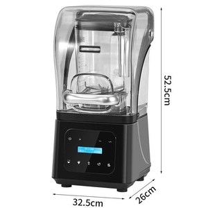 Máquina Comercial de Granizados de Alta Velocidad para Tiendas de Té con Leche, Totalmente Automática, Pantalla Táctil, 1.8L de Capacidad, 2200W, Trituradora de Hielo para Batidos - Product Image 2