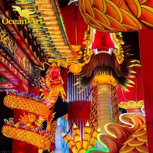 Festival de los Faroles de Medio Otoño, Grandes Faroles LED para Exteriores para Diwali y Acción de Gracias, Resistentes al Agua, Funcionan con Batería - Product Image 3