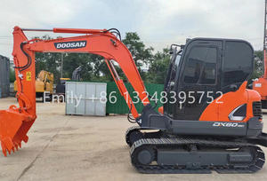 Miniexcavadora de orugas Doosan Dx 60 usada de 6 toneladas usada, excavadora de orugas Doosan60 de segunda mano a la venta - Product Image 5