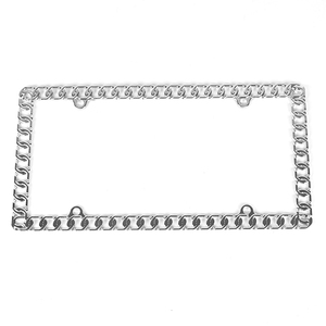 Hình Dạng Tùy Chỉnh Sexy Cô Gái Chrome Tấm Kẽm Hợp Kim Giấy Phép Tấm Khung Thời Trang Vui Tự Động Tấm Khung - Product Image 4