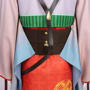 <span class=keywords><strong>Costume</strong></span> de cosplay Anime Demon <span class=keywords><strong>Tanjiro</strong></span> Kamado Lguro Obanai, robes en polyester, styles multiples, kimono, uniforme de carnaval d'Halloween, nouveau - Product Image 6