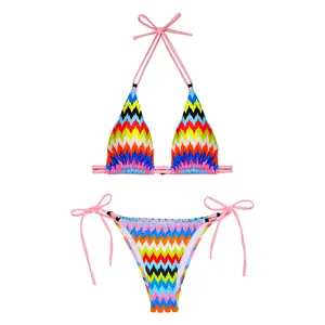 Beautyshow Hot Phong Cách Hai Mảnh Bikini Set Sexy Bandeau Đồ Bơi Cho Phụ Nữ 2024 Bikini Đồ Bơi