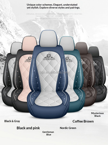 Fundas de Asiento de Coche Color Café, Juego Completo Premium, Ajuste Universal para <span class=keywords><strong>Hyundai</strong></span> Elantra, Sonata, Tucson, Santa Fe, <span class=keywords><strong>Kona</strong></span>, Fundas Interiores para Auto - Product Image 6