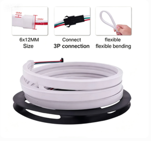 DC12V RGB Color Changing LED Neon <b>Rope</b> 8X16mm IP67 waterproof For <b>Light</b> Box Frame Commercial Advertising Signs - Product Image 4