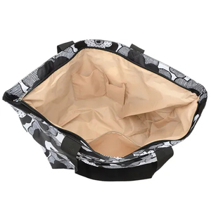 Large-capacity Polyester Ladies Handbag with Zipper Closure Waterproof & Durable Cartoon Print Chain Strap Multiple Colors - Product Image 6