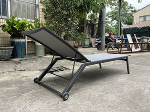 Sillón <span class=keywords><strong>de</strong></span> <span class=keywords><strong>piscina</strong></span> <span class=keywords><strong>de</strong></span> malla <span class=keywords><strong>de</strong></span> aluminio moderno, tumbona, playa al aire libre, <span class=keywords><strong>alquiler</strong></span> <span class=keywords><strong>de</strong></span> sillas, jardín, hotel, precio <span class=keywords><strong>de</strong></span> fabricante - Product Image 4