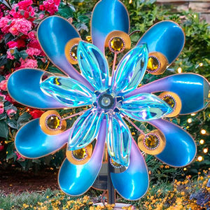 Elegante Adorno Navideño con Luz LED Giratoria a Prueba <span class=keywords><strong>de</strong></span> Agua, Estacas Solares para Jardín, Luz <span class=keywords><strong>Solar</strong></span> para Jardín, Molinillo <span class=keywords><strong>de</strong></span> Viento - Product Image 2