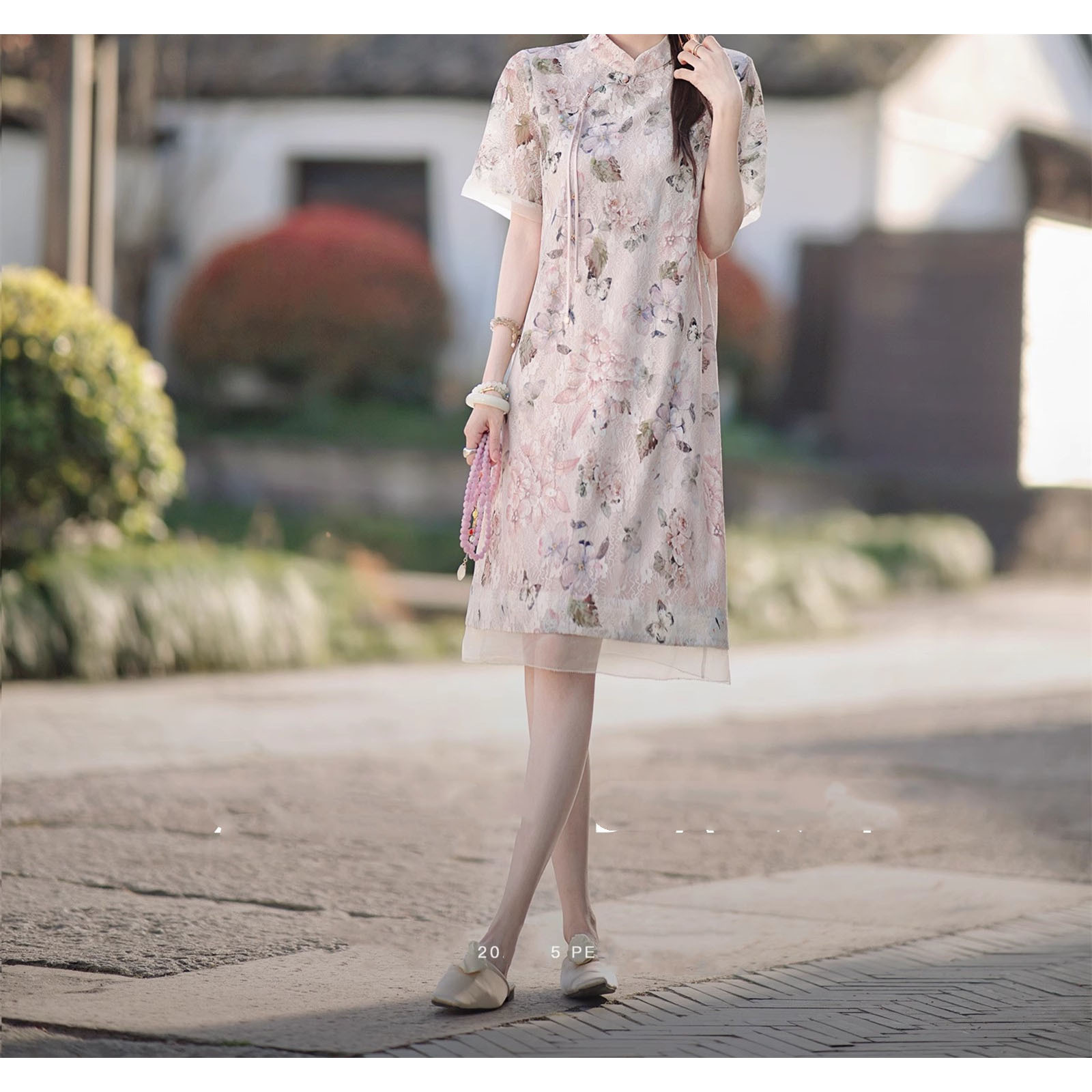 china casual dress Upgraded Modern Chinese Style Loose Fit Casual Dress Summer Outfits