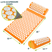 CHENHONG Eco – tapis d'acupression, Massage de santé, soulage le Stress, les douleurs dorsales et corporelles, tapis d'acupression et ensemble d'oreillers