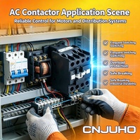 Contactor de Tipo Económico LC1E25 11Kw 220V 110V 380V 415V para Automatización Industrial y Distribución de Energía, Contactor Magnético