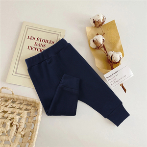 Pantalons pour bébé unisexe en tricot de printemps bon marché, longueur entière, respirants, en coton, leggings pour nouveau-né, vêtements pour bébé, pantalons longs pour tout-petits - Product Image 3