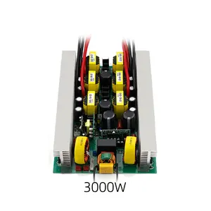 3kw onduleur électrique hors réseau, carte pcb, cadre ouvert, onduleur solaire 12v à 220v, utilisation dans un système de stockage solaire