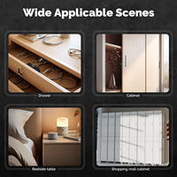 Serrure de porte intelligente Wi-Fi Tuya avec contrôle à distance par application, surveillance, déverrouillage sans clé par carte IC, pour armoire, casier, meuble, tiroir, Cloud