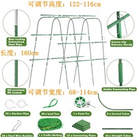 Soporte Metálico para Hortalizas, Rejilla de Acero Inoxidable HDPE para Plantas Trepadoras, Ideal para Jardín y Invernadero, Venta al Por Mayor