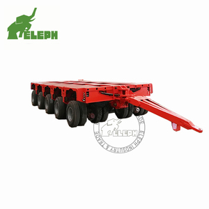 Oferta Especial: Semirremolque Modular Hidráulico de Cama Baja y Múltiples Ejes de 90 Toneladas con Dirección Trasera - Product Image 6
