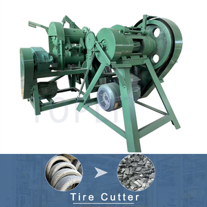 Machine de découpe de bloc de bande de pneu d'occasion personnalisable de haute qualité et de dernière conception/Machine de recyclage de pneus usés - Product Image 3