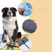 Tapis de tabatière en polaire sur le thème de la plage pour chiens Jouet d'entraînement intérieur interactif pour le travail du nez Traiter la chasse et soulager l'ennui