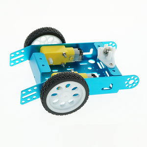 OKY5024-1 Aluminum Alloy Smart Car Chassis Reduction Gear Motor <b>DIY</b> STEM Learning <b>Kit</b> - Product Image 6